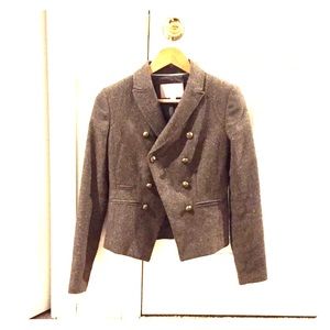 Banana Republic tweed cropped jacket